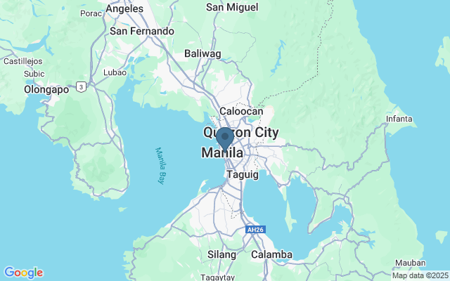 Kaart met locatie Quiapo markt